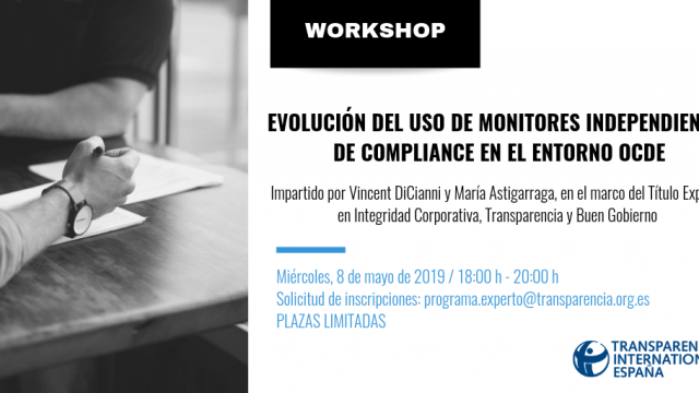 Workshop sobre la figura de los monitores independientes de compliance
