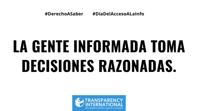 Declaración conjunta sobre el Anteproyecto de Ley de Información Clasificada con motivo del Día Internacional del Derecho a Saber